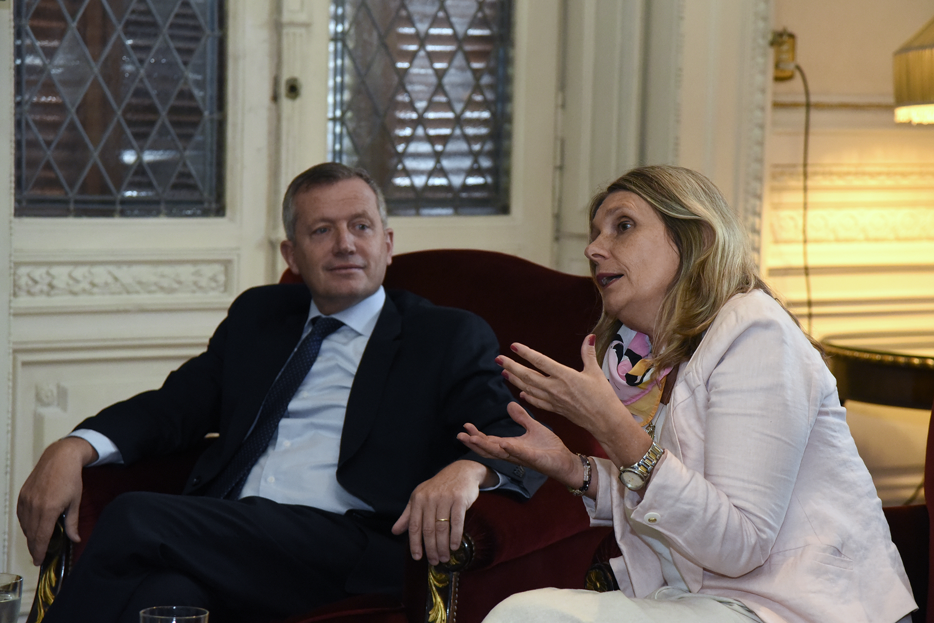Galeria de imagenes de la noticia MONZÓ RECIBIÓ EN LA CÁMARA DE DIPUTADOS AL CANCILLER DE LA REPÚBLICA ITALIANA 